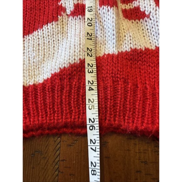 Allison Smith II Red Plus Holiday Sweater Size 20W Beaded - Picture 6 of 7